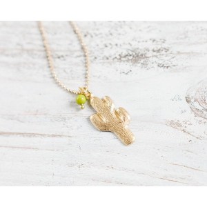 Kette mit Kaktusanhänger