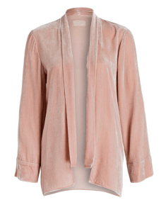 Samtjacke in rosé