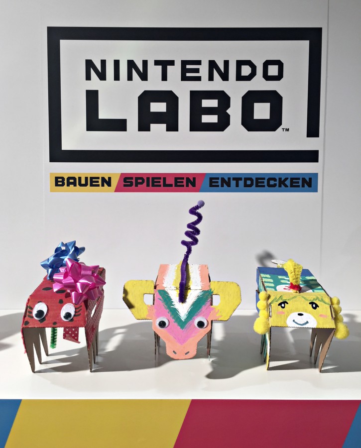 diverse individualisierte DIY-Tiere von Nintendo Labo: Bauen, Spielen Entdecken