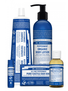 Nachhaltige Weihnachtsgeschenke für Männer: Dr. Bronners Hallo wach-Set